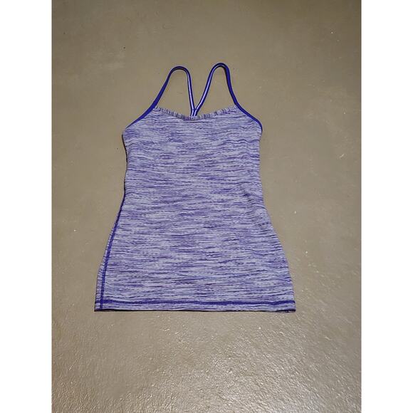 Lululemon Power Y Tank Top In Wee Are From Space Bruised Berry Women’s‎ Size 4 - Picture 3 of 6